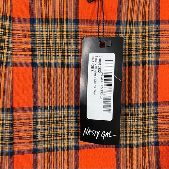 NWT Nasty Gal Totally Clueless Plaid Mini Skirt - Picture 9 of 9